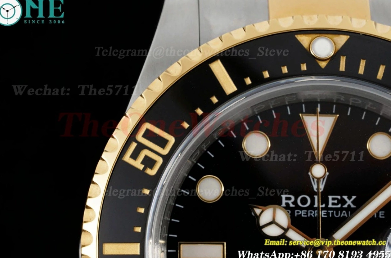 KF 126603LN 43mm Black SeaDweller YG Wrapped SS VR3235 Dot 0201